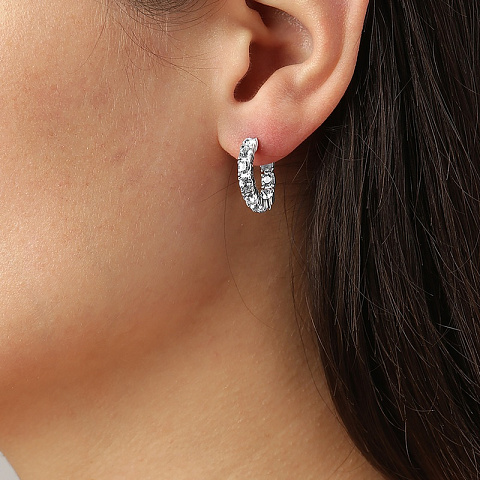 Серьги RAQUEL SS CRYSTAL Dyrberg Kern 460066 - рис 4.