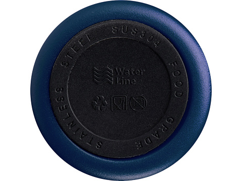 Вакуумная термокружка Waterline с медной изоляцией Bravo, 400 мл, тубус, темно-синий - рис 9.