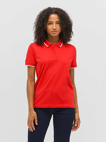 Рубашка поло унисекс Palermo, ярко-синяя с белым - рис 7.