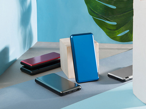 Внешний аккумулятор Forge v.2, металл, 10000mah, серый - рис 12.