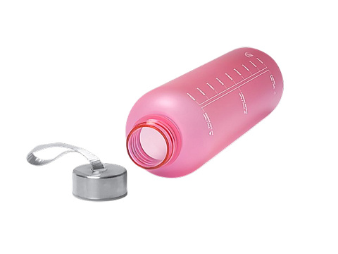 Бутылка для воды Йогер из PCTG, объем 1000 мл, красный - рис 3.