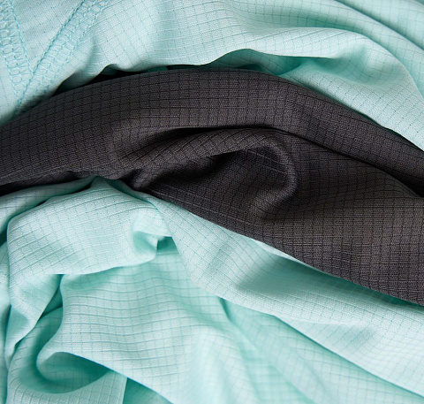 Футболка спортивная унисекс Vortex, черная с темно-серым - рис 5.