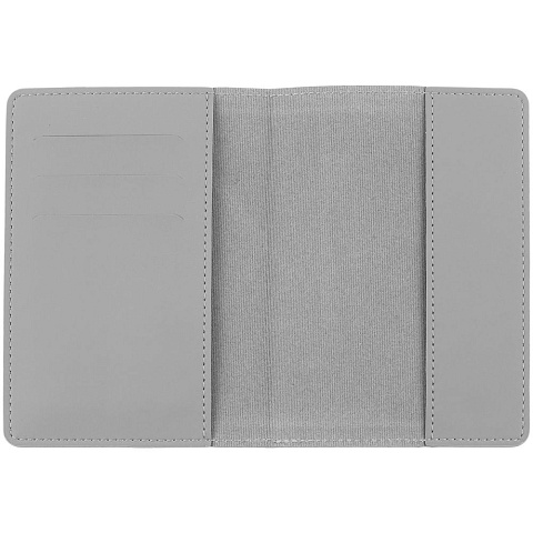 Обложка для паспорта Shall Simple, серый - рис 3.