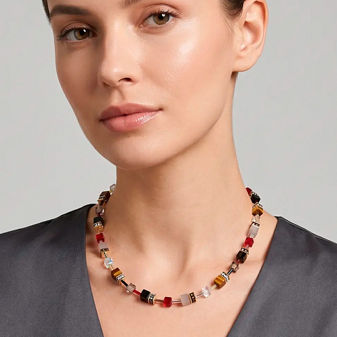 Колье Grey-Brown-Dark RED - рис 3.
