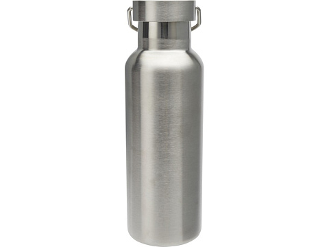Бутылка для воды Thor из нержавеющей стали, сертифицированной по стандарту RCS, серебряный - рис 3.
