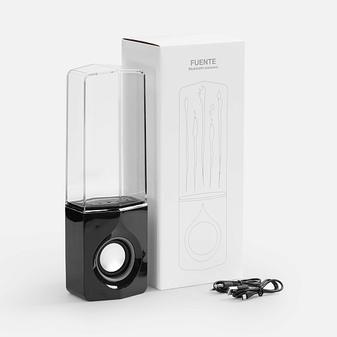 Bluetooth-колонка с поющим фонтаном Fuente, черная - рис 6.
