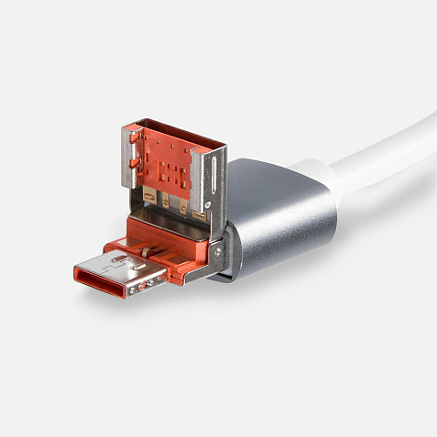 USB-хаб Slotto, серый - рис 6.