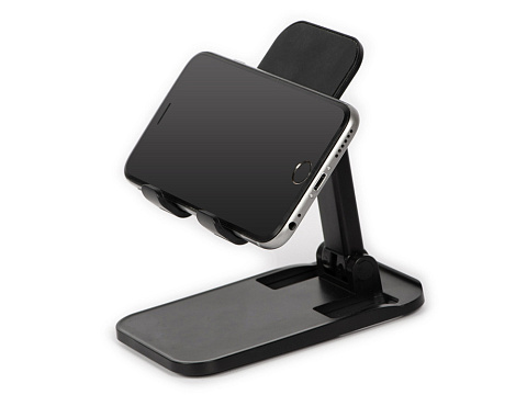 Складная подставка для телефона Sted, черный - рис 4.