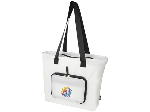 EcoFold Складная эко-сумка из RPET 16 л - Белый - рис 4.