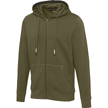 Толстовка Арора мужская с капюшоном, зеленый лесной