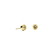 Пусеты Champagne 5х2.5 Fiore Luna SWE125 CH G