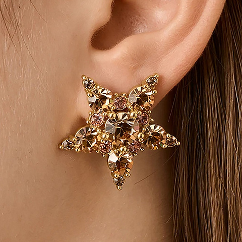 Серьги GEMINI SG GOLDEN Dyrberg Kern 450004 - рис 4.