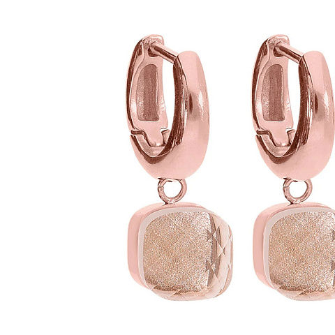 Серьги Firenze apricot Qudo *300383 R/RG - рис 2.
