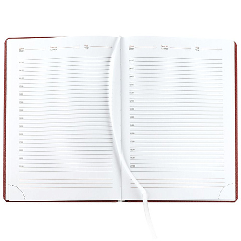 Ежедневник Sagrin, недатированный, красный - рис 7.