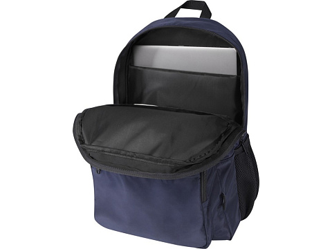 Рюкзак для ноутбука Trend Plus 15GRS из переработанного материала объемом 20 литров, темно-синий - рис 4.