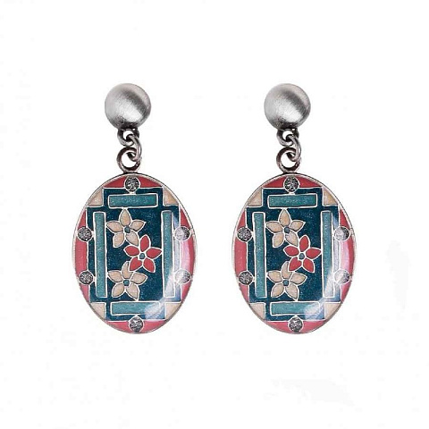 Серьги Незабудки Clara Bijoux A75773-3 G