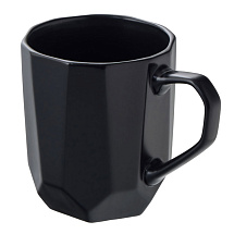 Кружка с гранями Amery, 310мл, черный матовый