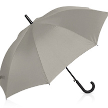 Зонт-трость Reviver с куполом из переработанного пластика, бежевый