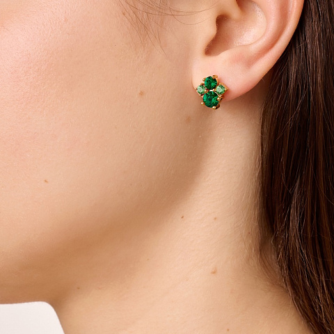Серьги BILLIS SG GREEN MIX - рис 2.