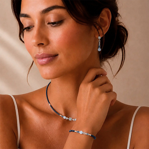 Колье Light Blue-Silver - рис 2.