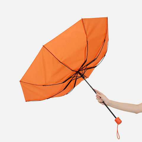 Зонт складной Basic, ver.2, оранжевый - рис 5.
