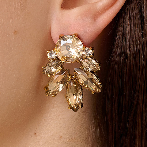 Серьги DRAGO SG GOLDEN Dyrberg Kern 470020 - рис 2.