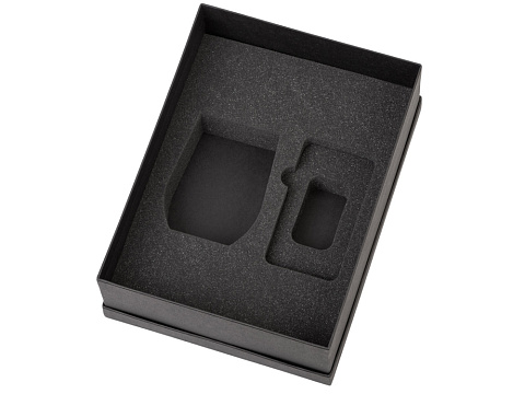 Подарочный набор с термокружкой и повербанком С2, 10000 mAh, темно-синий - рис 3.