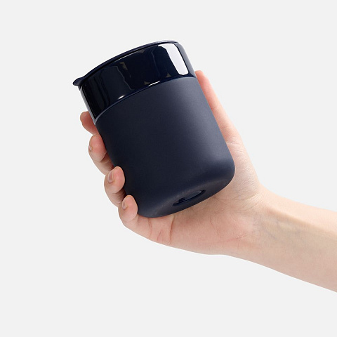 Кружка Nabo с силиконовым держателем, темно-синяя - рис 4.