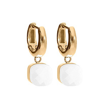 Серьги FIRENZE (G) White Qudo 107001/20-5420