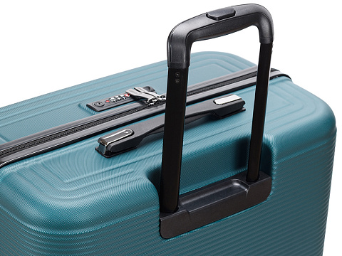 Чемодан TORBER Onego, зелёный, ABS-пластик, 79,5 х 51 х 29 см, 103 л - рис 8.