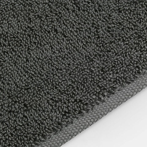 Полотенце махровое Terrychic, среднее, темно-серое - рис 4.