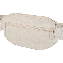 Кресент сумка через плечо Aware™ плотностью 500 г/м² из переработанного материала, бежевый