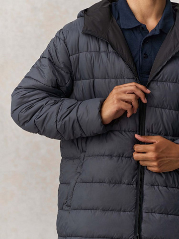 Куртка-парка унисекс Reverse, черная - рис 18.