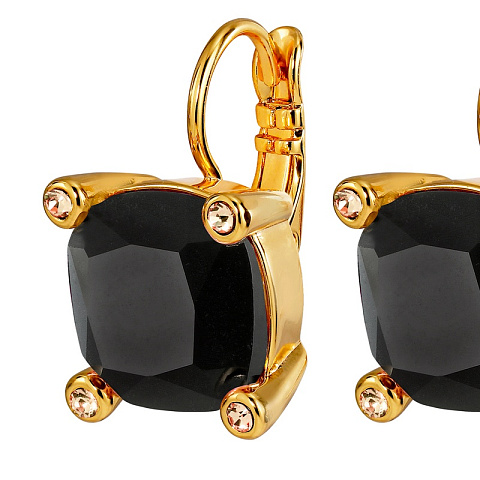 Серьги TANA SG BLACK Dyrberg Kern 450114 - рис 2.
