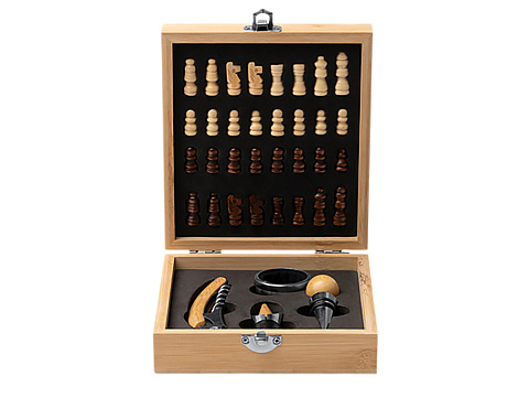 Набор для вина с шахматами ФРЕСНО - рис 2.