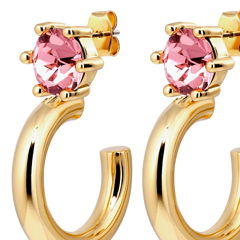 Серьги QUINTE SG LIGHT ROSE - рис 4.