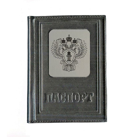 Обложка для паспорта «Правовая опора», черный - рис 2.