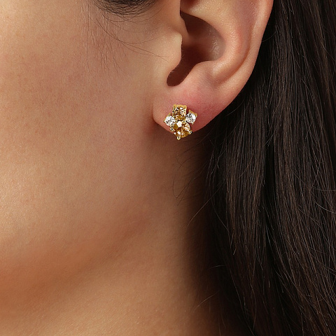 Серьги BILLIS SG GOLDEN Dyrberg Kern 460043 - рис 2.