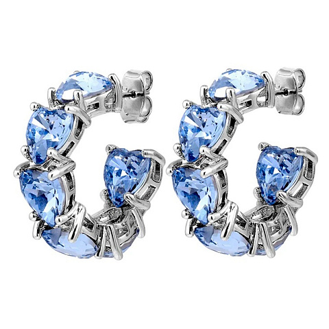 Серьги HARDY SS LIGHT BLUE - рис 4.