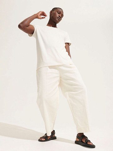 Футболка мужская Pioneer Men, молочно-белая - рис 5.