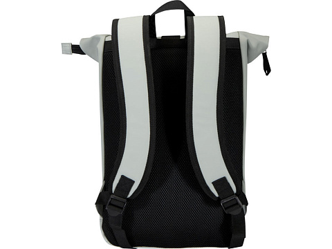 Переработанный рюкзак Реси Плюс 15 GRS с закручивающимся верхом объемом 18 л, серый - рис 3.