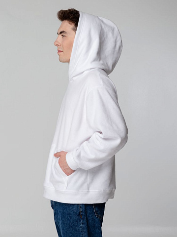 Худи флисовое унисекс Manakin, белое - рис 12.