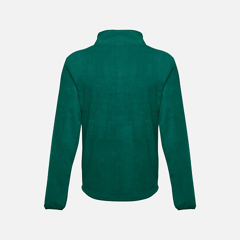 Куртка флисовая мужская Helsinki, темно-зеленая - рис 4.