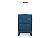 Чемодан TORBER ВИВИ, синий, полиэстер, 44 х 25 х 67 см, 63 л - миниатюра - рис 2.