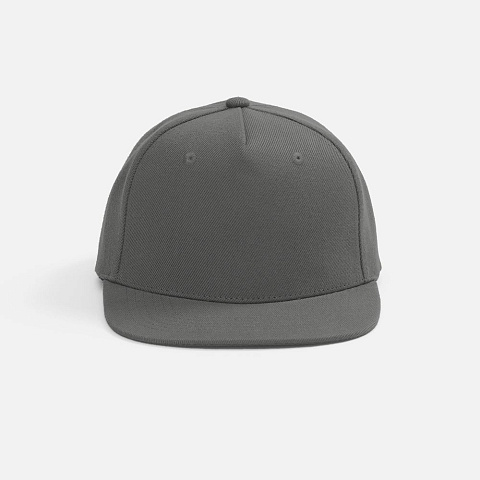 Бейсболка Epicore с прямым козырьком, серая - рис 4.