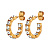 Серьги RAQUEL SG CRYSTAL Dyrberg Kern 460064 - миниатюра