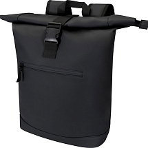 Переработанный рюкзак Реси Плюс 15 GRS с закручивающимся верхом объемом 18 л, черный