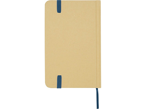 Reed блокнот формата А6 из переработанного материала в твердой обложке с простыми страницами - Синий - рис 3.