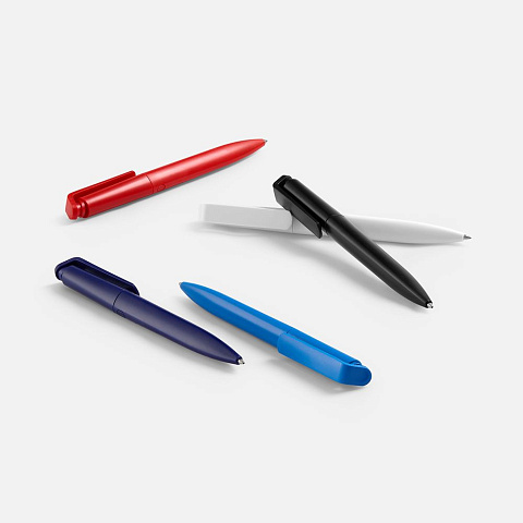 Ручка шариковая Senator Kantaro, матовая, белая - рис 9.