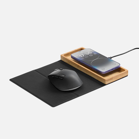 Складной коврик для мышки с беспроводной зарядкой Midstream ver.2